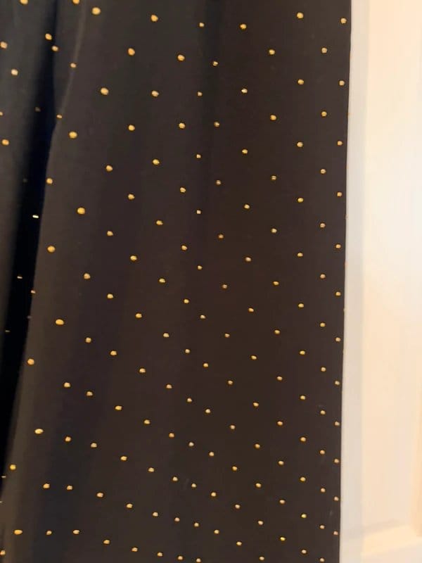 Never Fully Dressed Black Gold Wide Leg Trousers