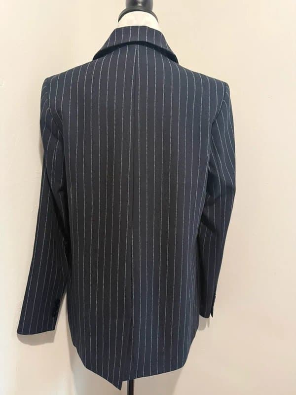 Mint Velvet Mint Velvet Navy Pinstripe Blazer - Size M / 12