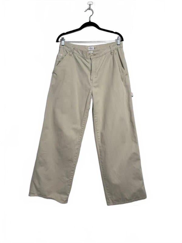 Calvin Klein Vintage Y2K Calvin Klein Baggy Carpenter Khaki Pants