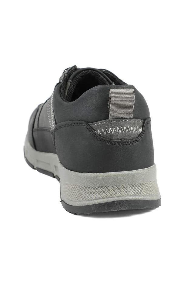 Pavers Pavers Men's Wide Fit Rugged Lace Up Trainers in Grey - 3