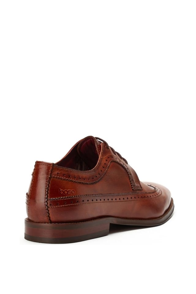 Base London Base London Men's Havisham Plain Toe Derby Shoe in Tan - 2