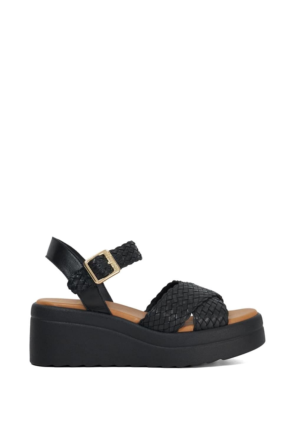 Dune London Dune London Women's 'Kinleys' Leather Wedges in Black