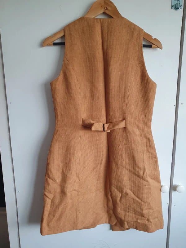 Never Fully Dressed Never fully dressed latte brown waistcoat size uk 10