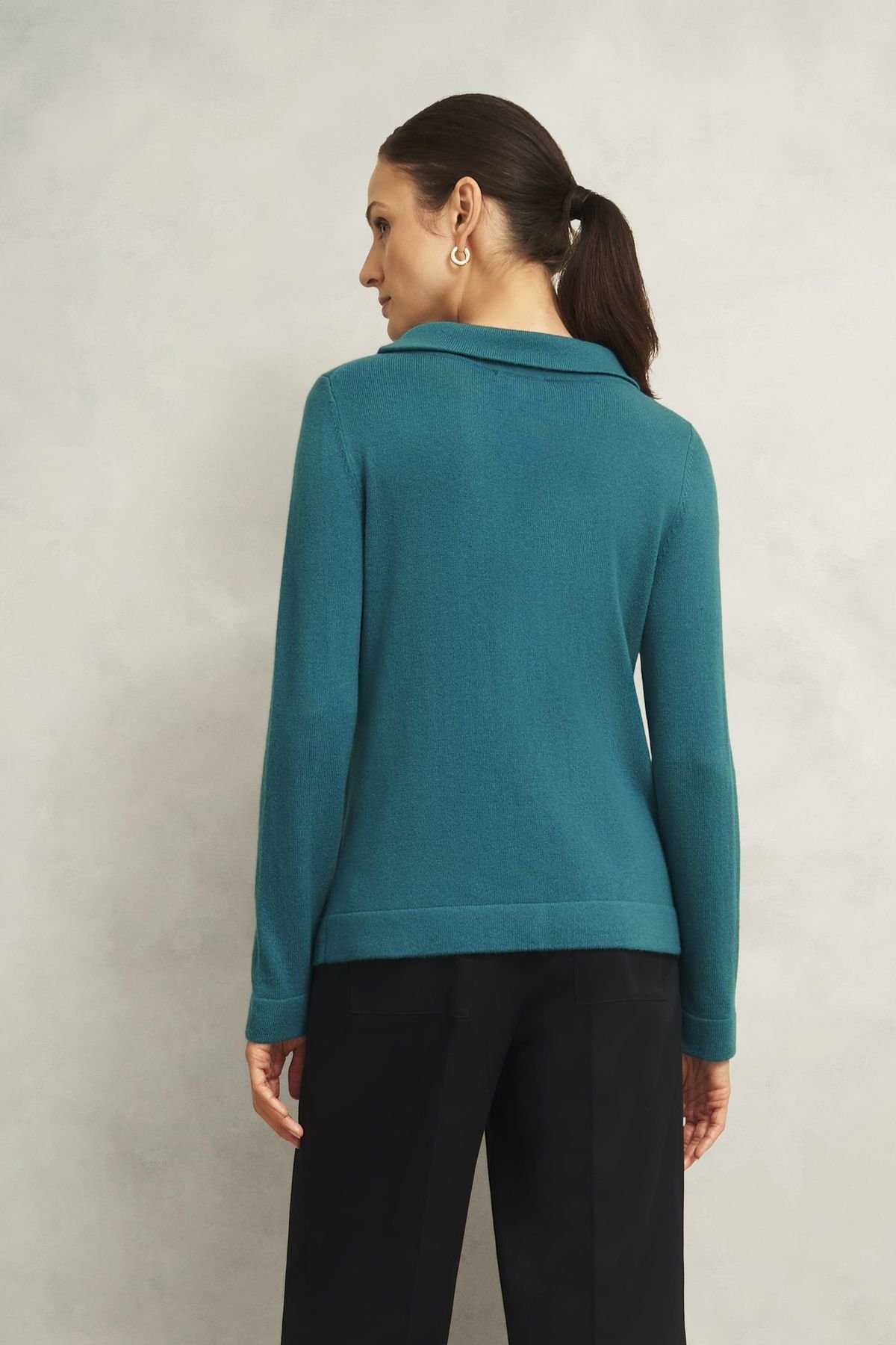 Hobbs London Hobbs London Women's Audrey Jumper in Teal - 4
