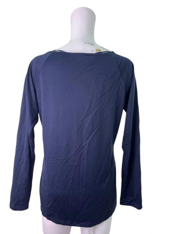 Marble Marble Top T-Shirt Size Medium Sequinned Womens Navy Blue NEW EU42 RRP £39