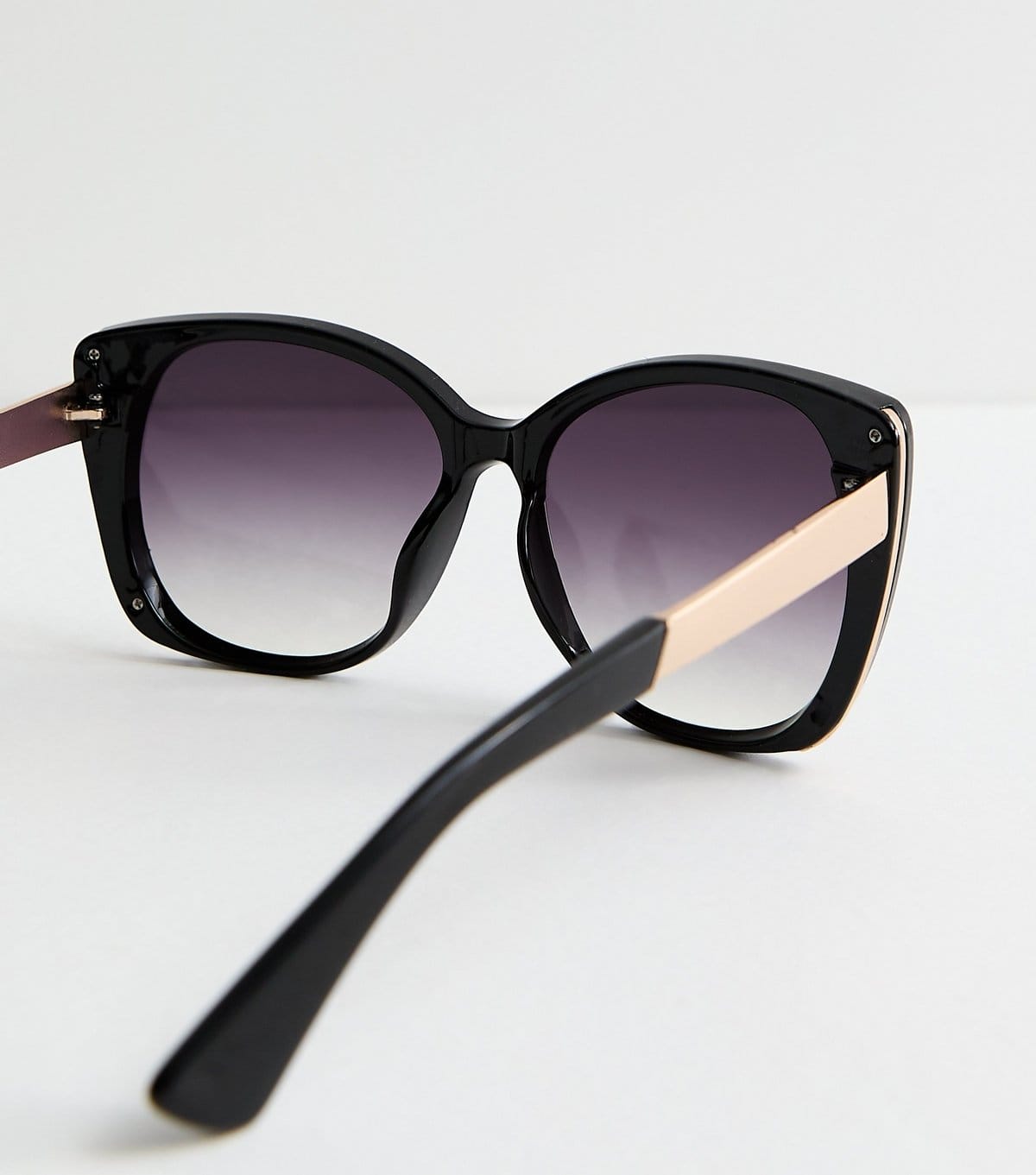 New Look Black Oversized D Frame Sunglasses New Look - 4