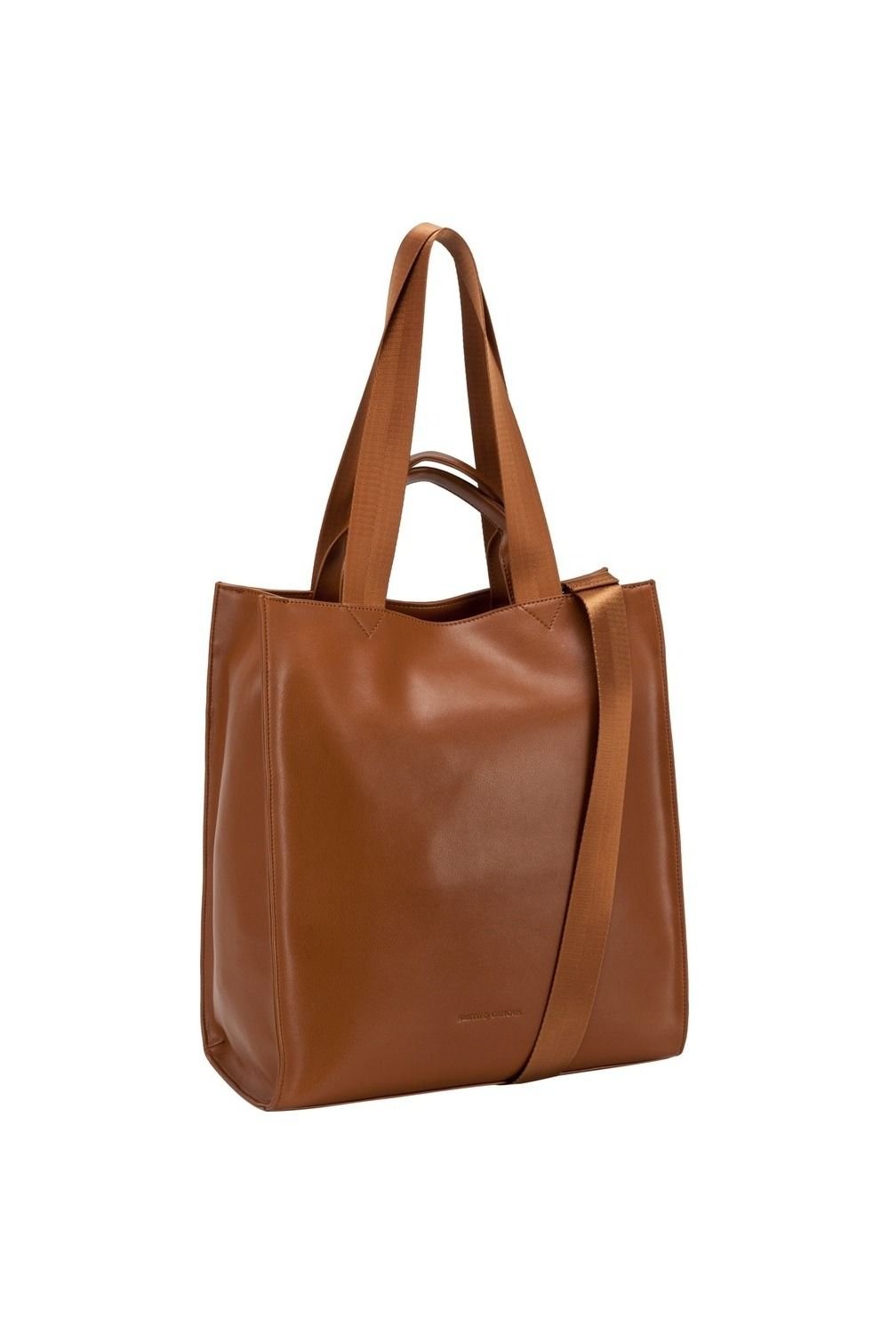 Smith And Canova Smith and Canova Women's Smooth Leather Tote Shoulder Bag in Tan - 2