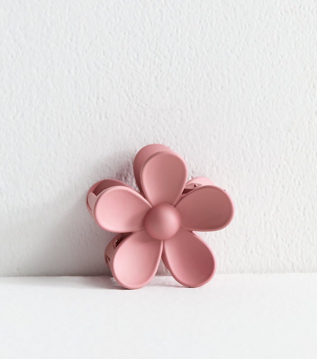 New Look Pink Matte Flower Hair Claw Clip New Look