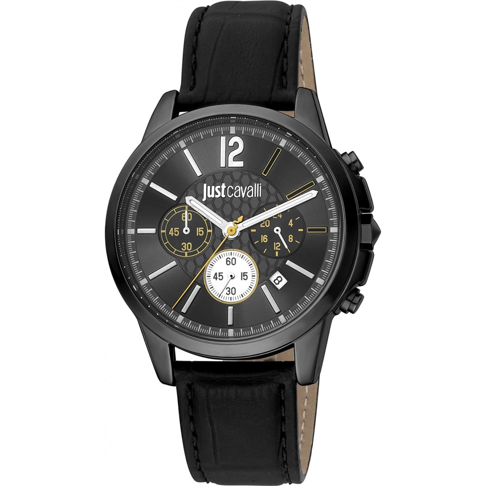 Just Cavalli Just Cavalli Men's JC1G175L0245 42mm Quartz Watch in Black