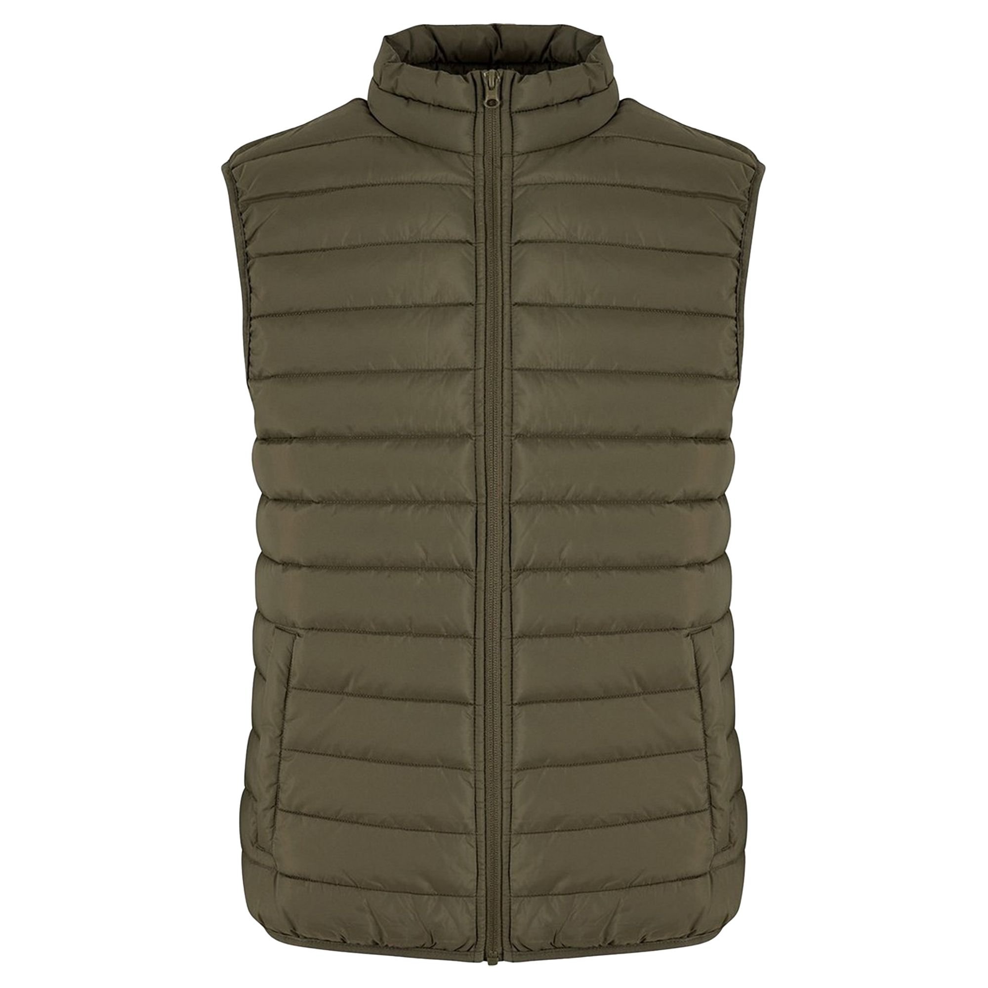 New Morning Studios New Morning Studios Women's Lightweight Puffer Gilet in Olive - 3