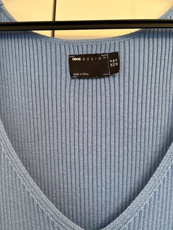 ASOS ASOS blue knit dress size 18