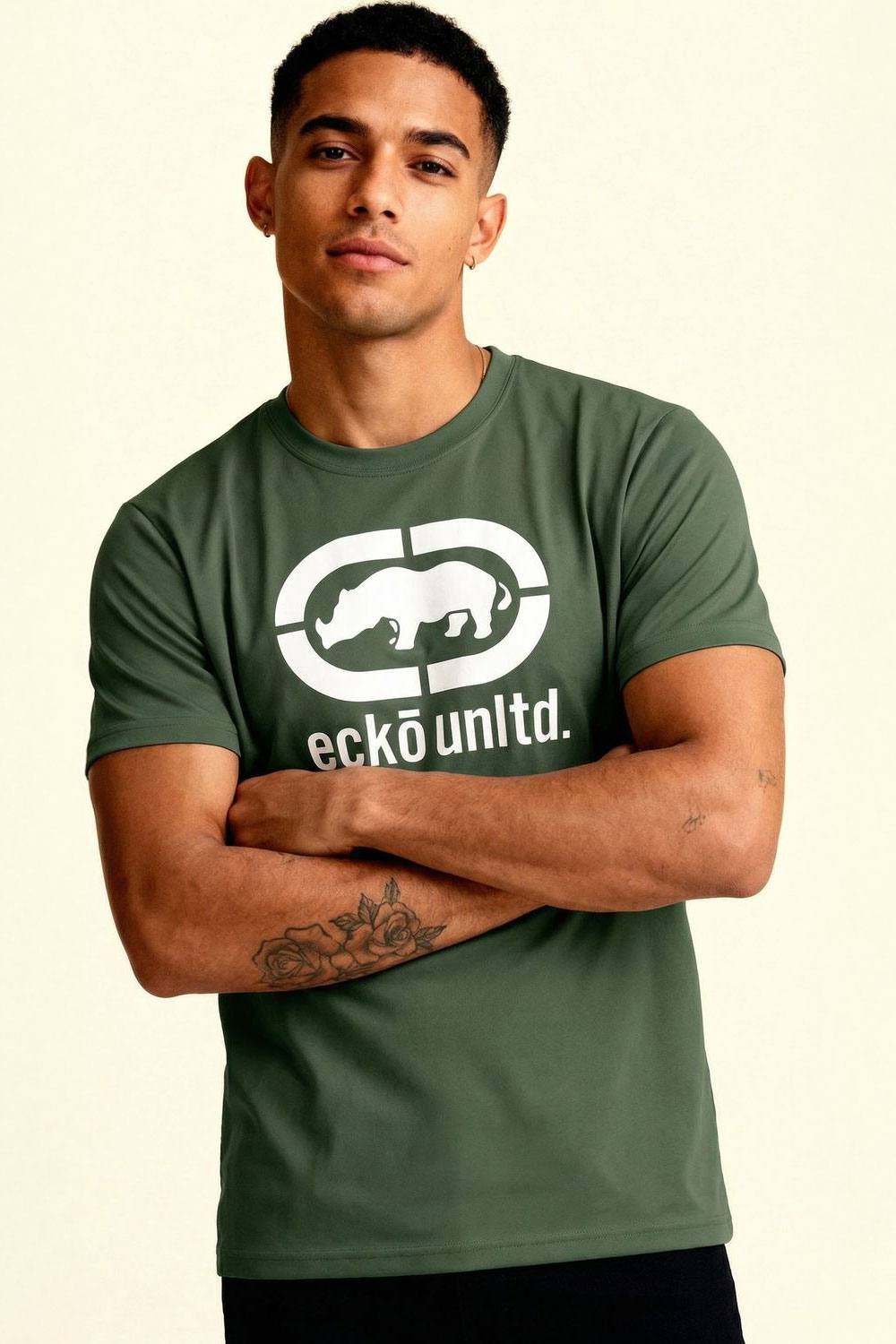 Ecko Untld. Ecko Untld. Men's Epic Logo T-Shirt in Dark Green - 2