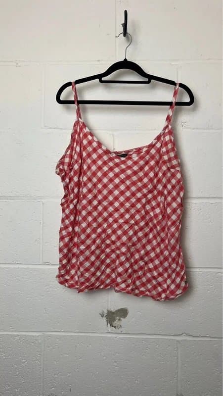 Eddie Bauer eddie bauer red and white tank top
