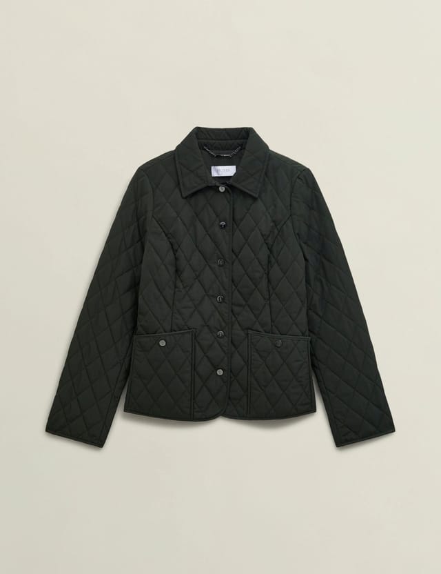 Hobbs London Hobbs London Women's Harley Jacket in Dark Green - 2