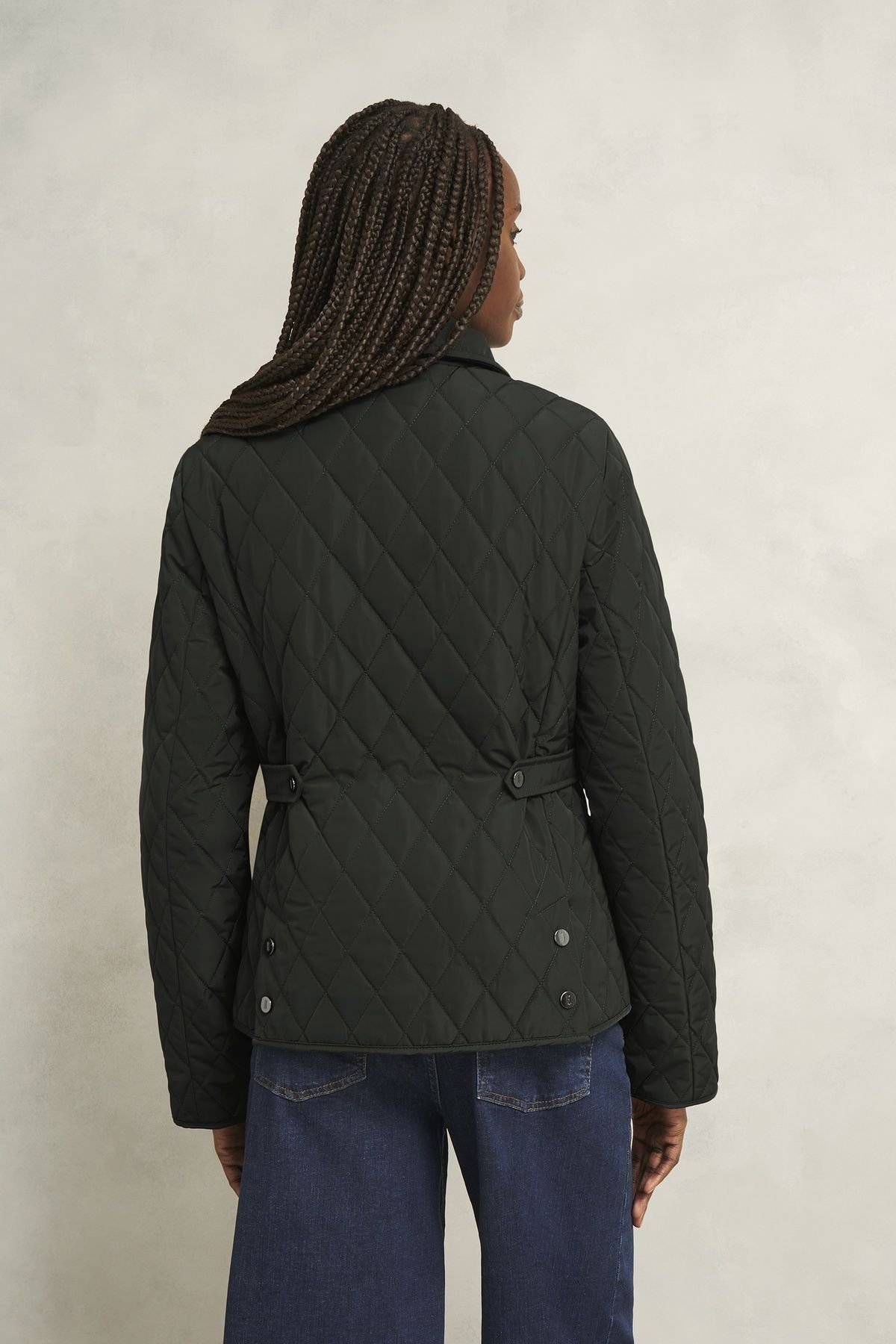 Hobbs London Hobbs London Women's Harley Jacket in Dark Green - 4