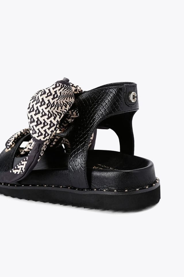Carvela Carvela Women's 'Sorrento Scarf Sandal' Sandals in Black - 3