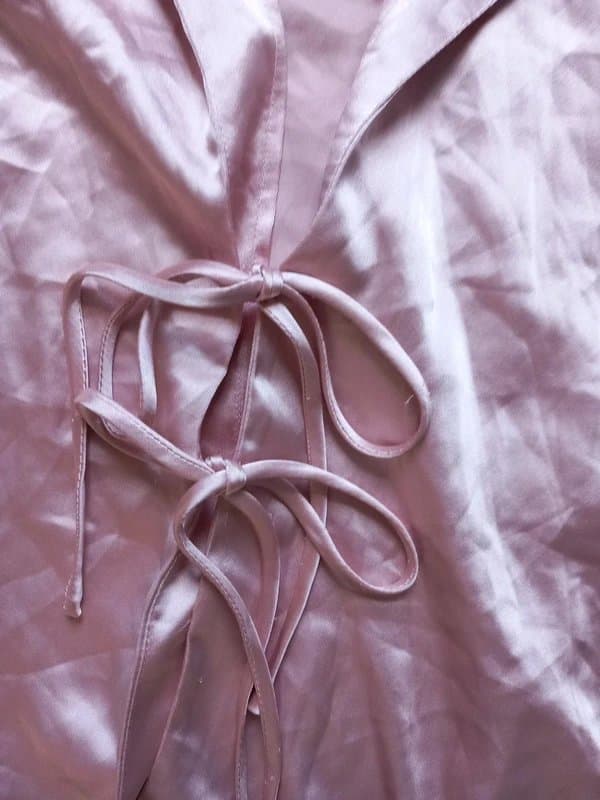 New Look Silk/satin blouse with front ties
