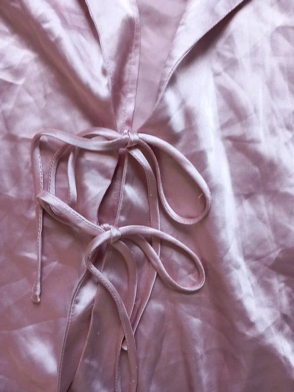 New Look Silk/satin blouse with front ties - 1