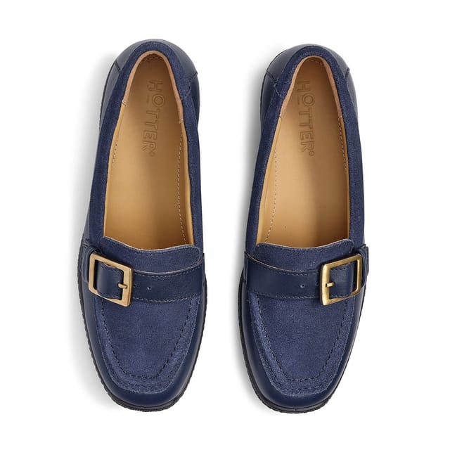 Hotter Hotter Women's 'Opal' Loafers in Navy - 3