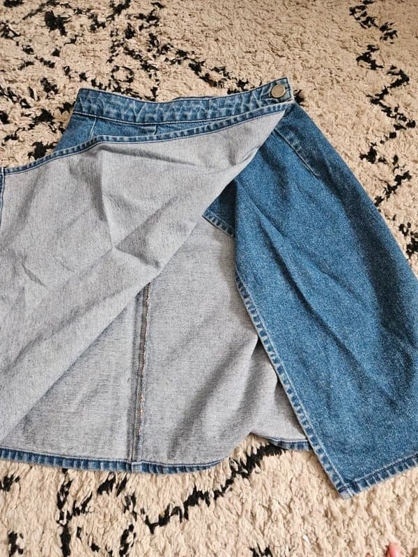 ASOS Denim Wrap Skirt Asos 8