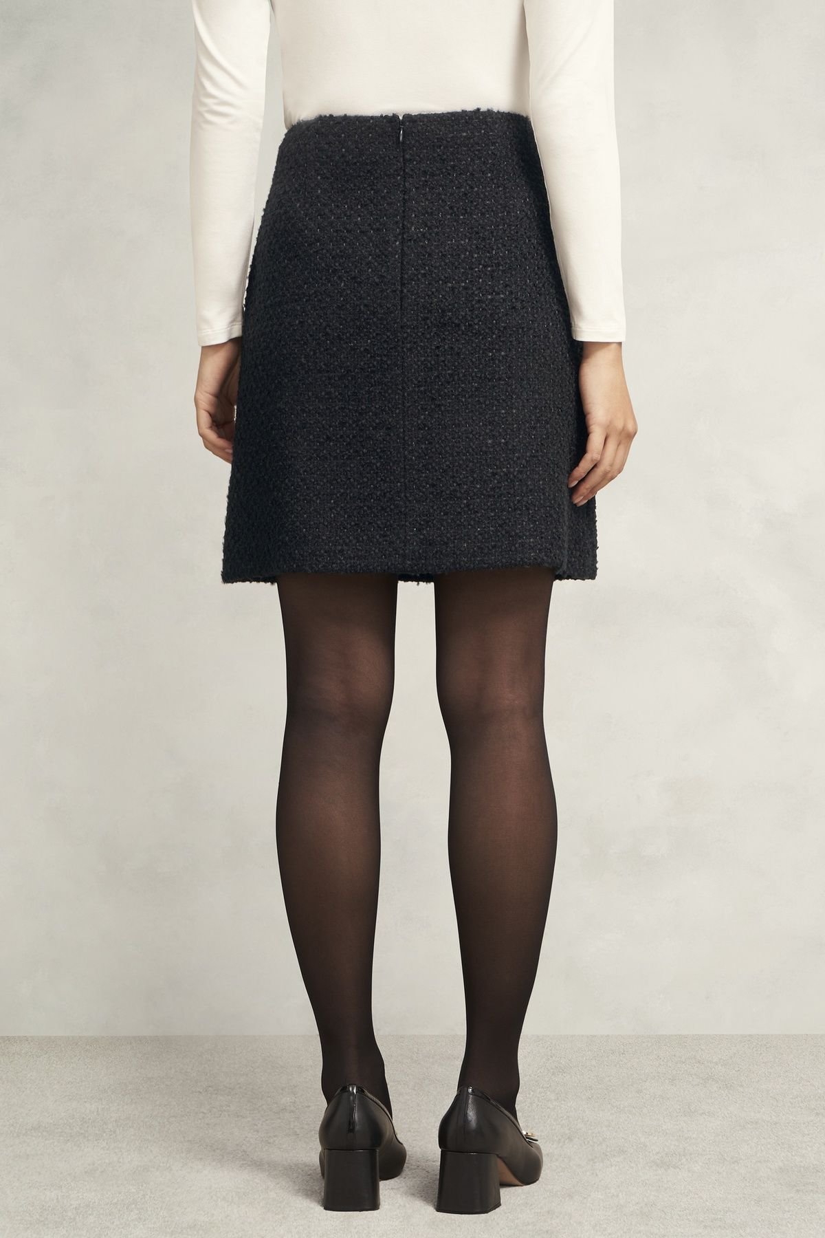 Hobbs London Hobbs London Women's Seraphina Skirt in True Black - 4