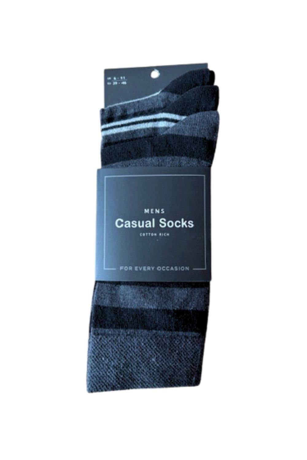 Just Essentials Just Essentials Men's Charcoal Suit Socks 3 Pack