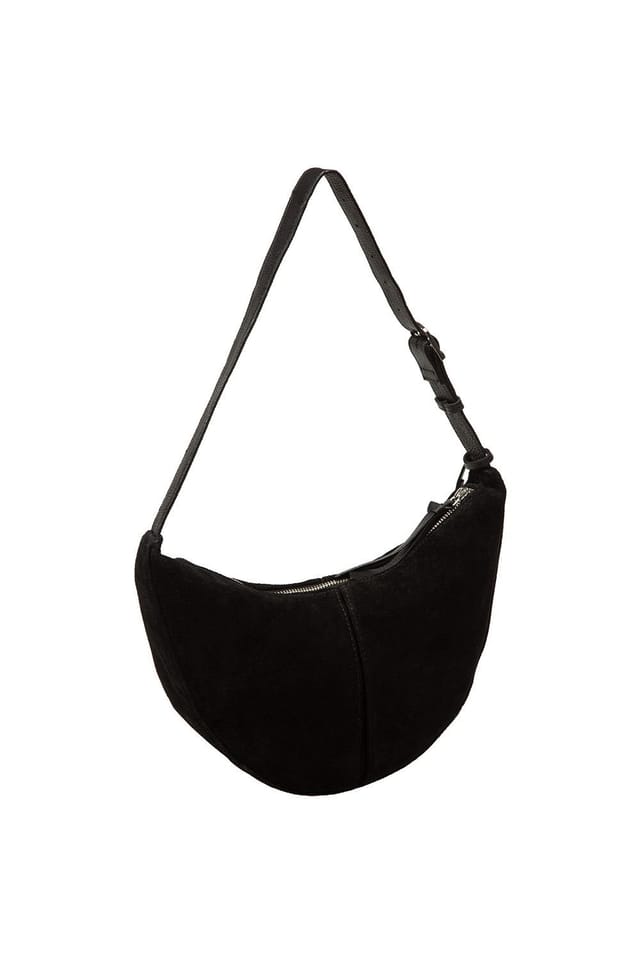 Pure Luxuries London Pure Luxuries London Women's 'Johanna' Suede Evening Bag in Black - 3