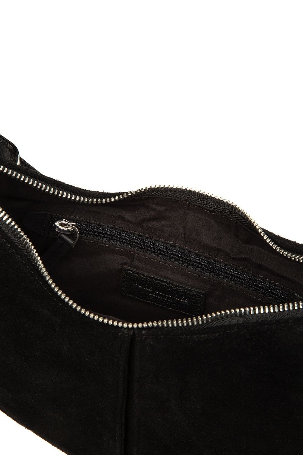 Pure Luxuries London Pure Luxuries London Women's 'Johanna' Suede Evening Bag in Black - 4