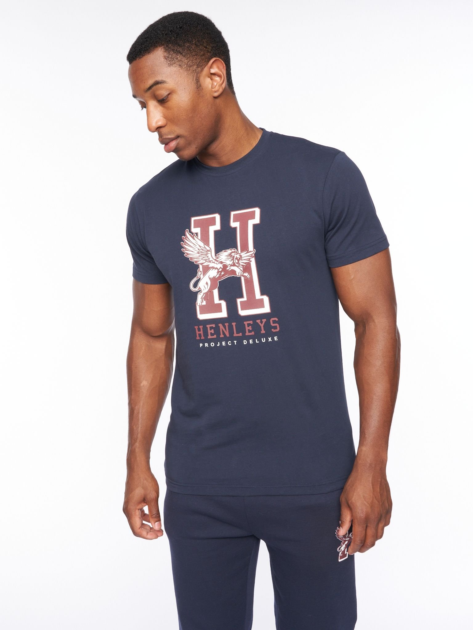 Henleys Henleys Men's Belton T-Shirt in Navy - 2