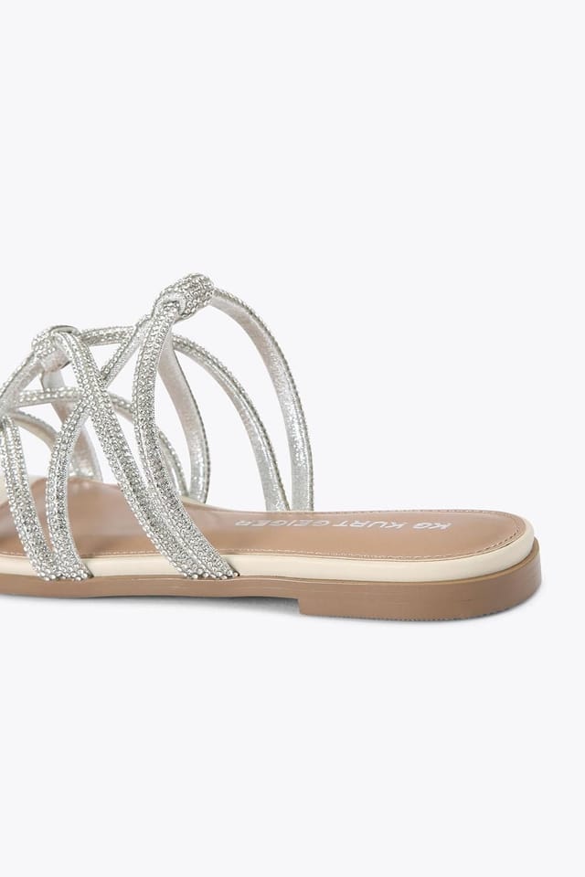 KG Kurt Geiger KG Kurt Geiger Women's 'Perla' Sandals in Silver - 3