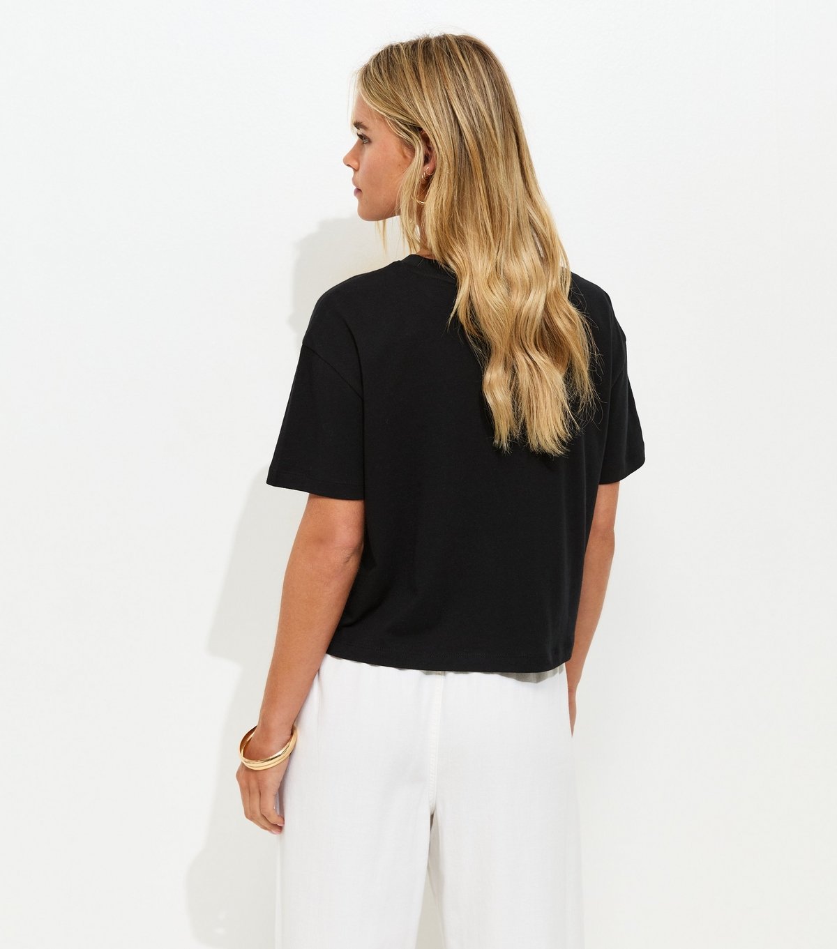 New Look Women's Petite Black Boxy Fit T-Shirt New Look - 4