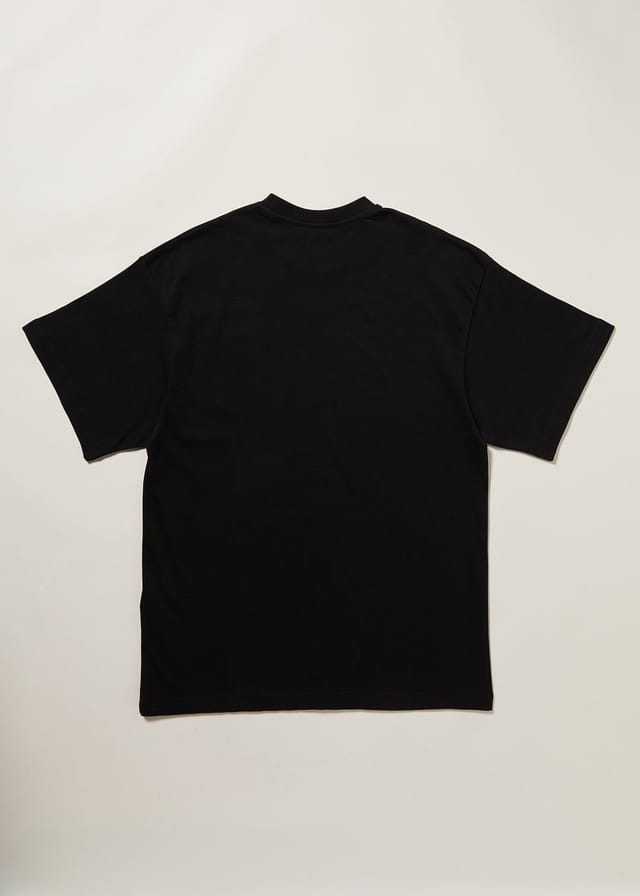 Chet Rock Chet Rock Men's Oversized Heavyweight Long Sleeve Graphic T-Shirt in Black - 3