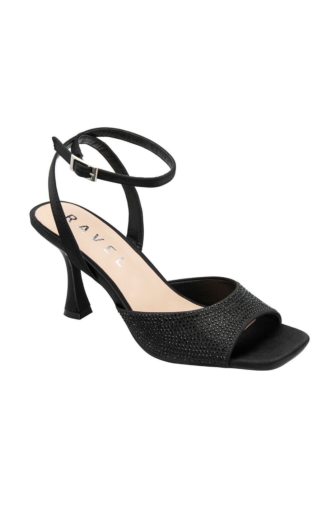 Ravel Ravel Women's 'Holms' Satin & Diamante Sandals in Black