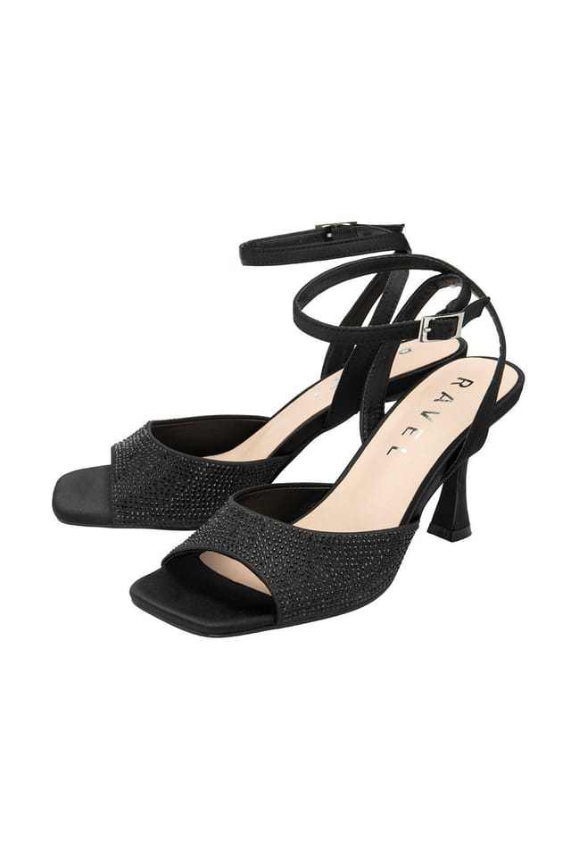 Ravel Ravel Women's 'Holms' Satin & Diamante Sandals in Black - 2