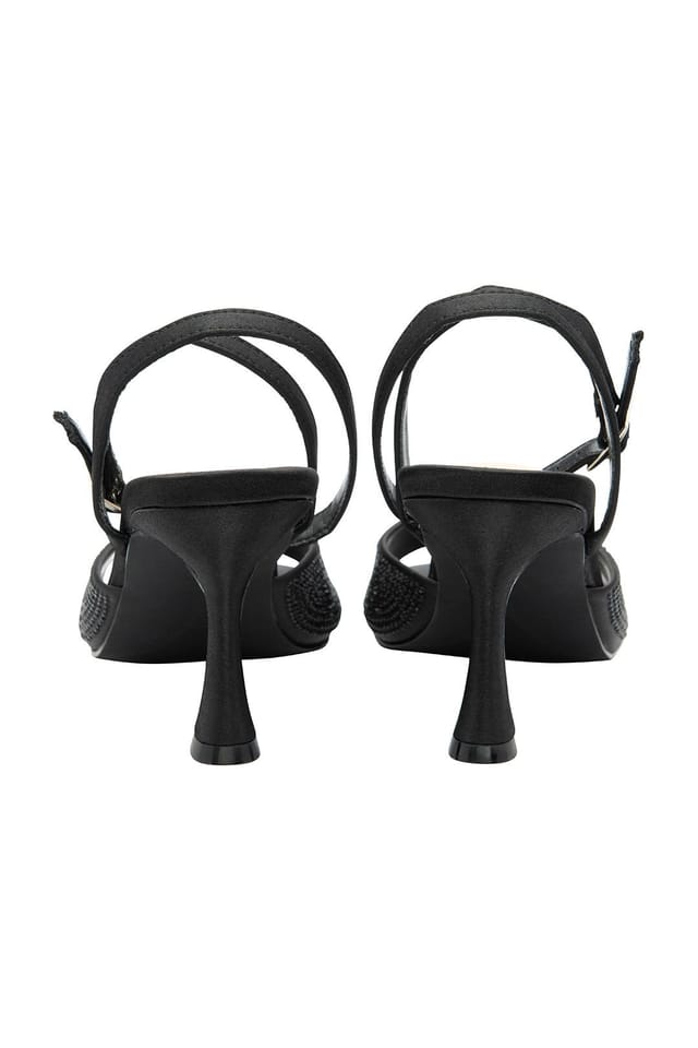 Ravel Ravel Women's 'Holms' Satin & Diamante Sandals in Black - 3