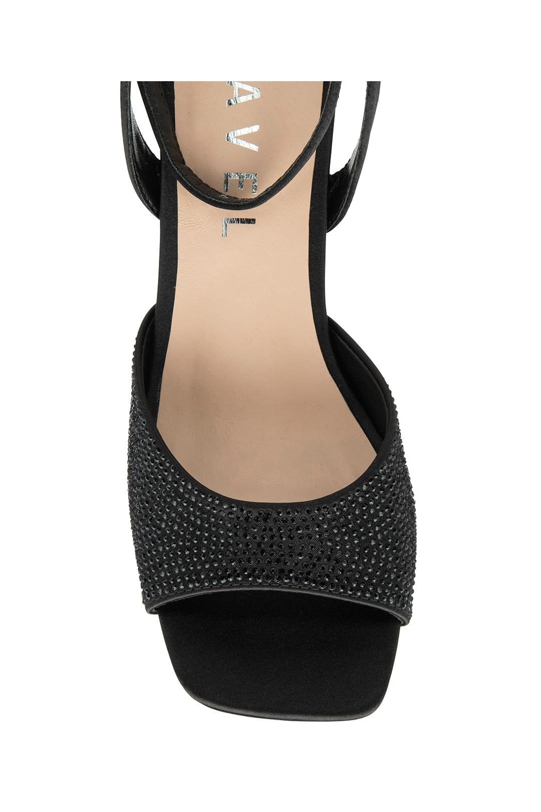 Ravel Ravel Women's 'Holms' Satin & Diamante Sandals in Black - 4