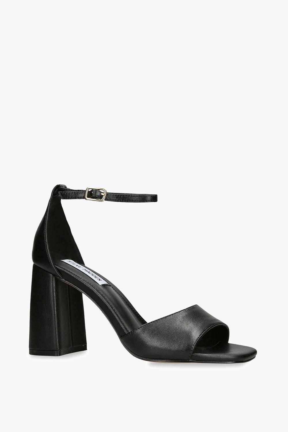 Steve Madden STEVE MADDEN Women's 'Missty Black' Leather Heels in Black - 4