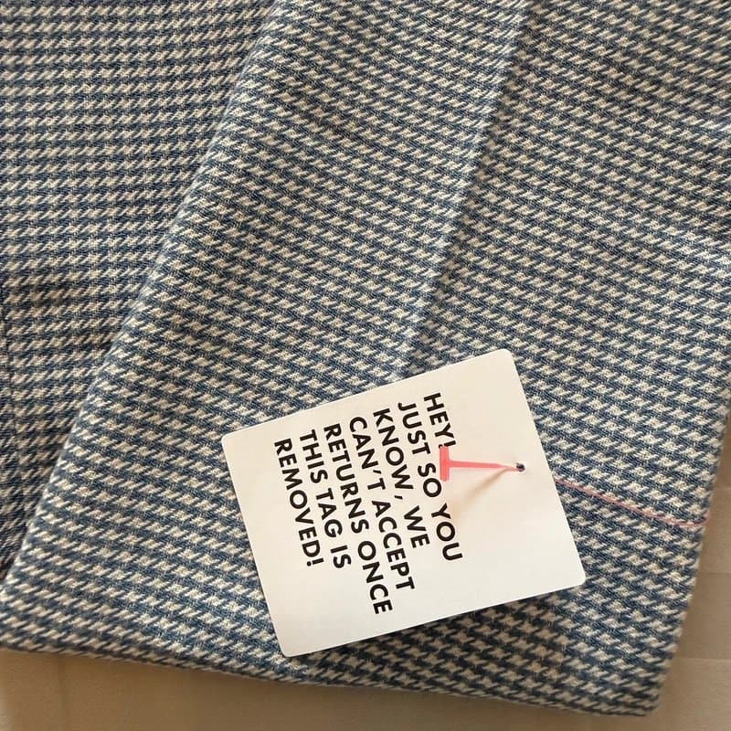 ASOS Design ASOS Design Skinny Trousers in Blue Check