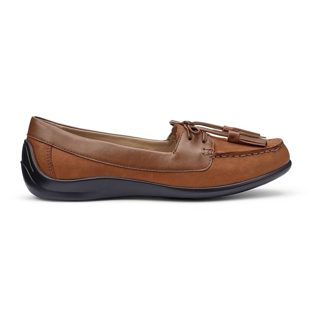 Hotter Hotter Women's 'Bay II' Loafers in Tan - 4