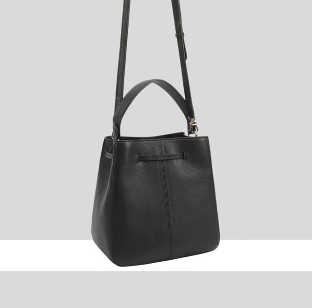 Paul Costelloe Paul Costelloe Women's Peace Leather Multi Way Bag in Black - 2