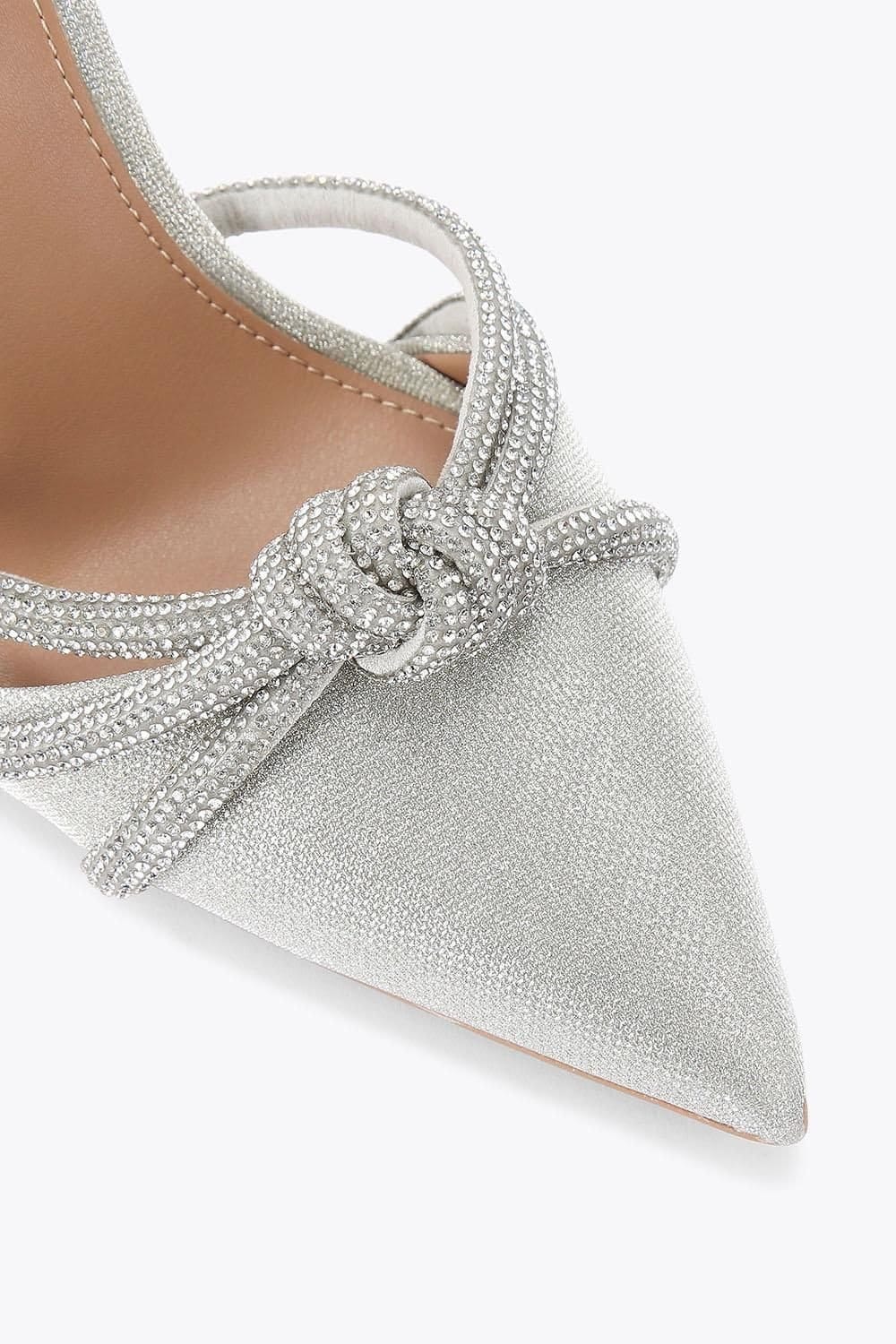 KG Kurt Geiger KG Kurt Geiger Women's 'Ava2' Fabric Heels in Silver - 4