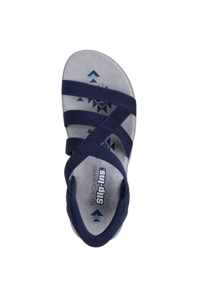 Skechers Skechers Women's Reggae Slim Stretch Flex Sandal in Navy - 3