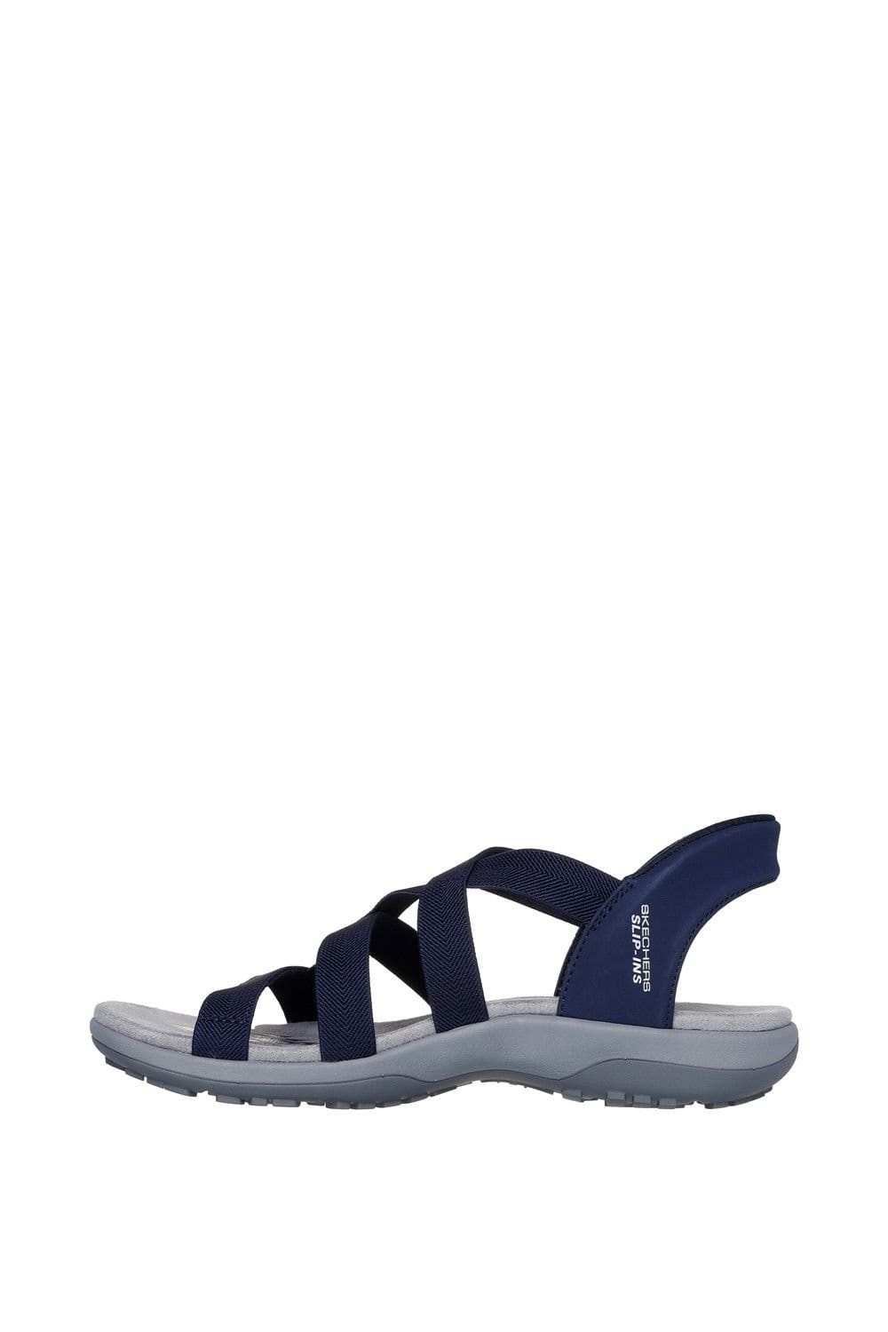 Skechers Skechers Women's Reggae Slim Stretch Flex Sandal in Navy - 4