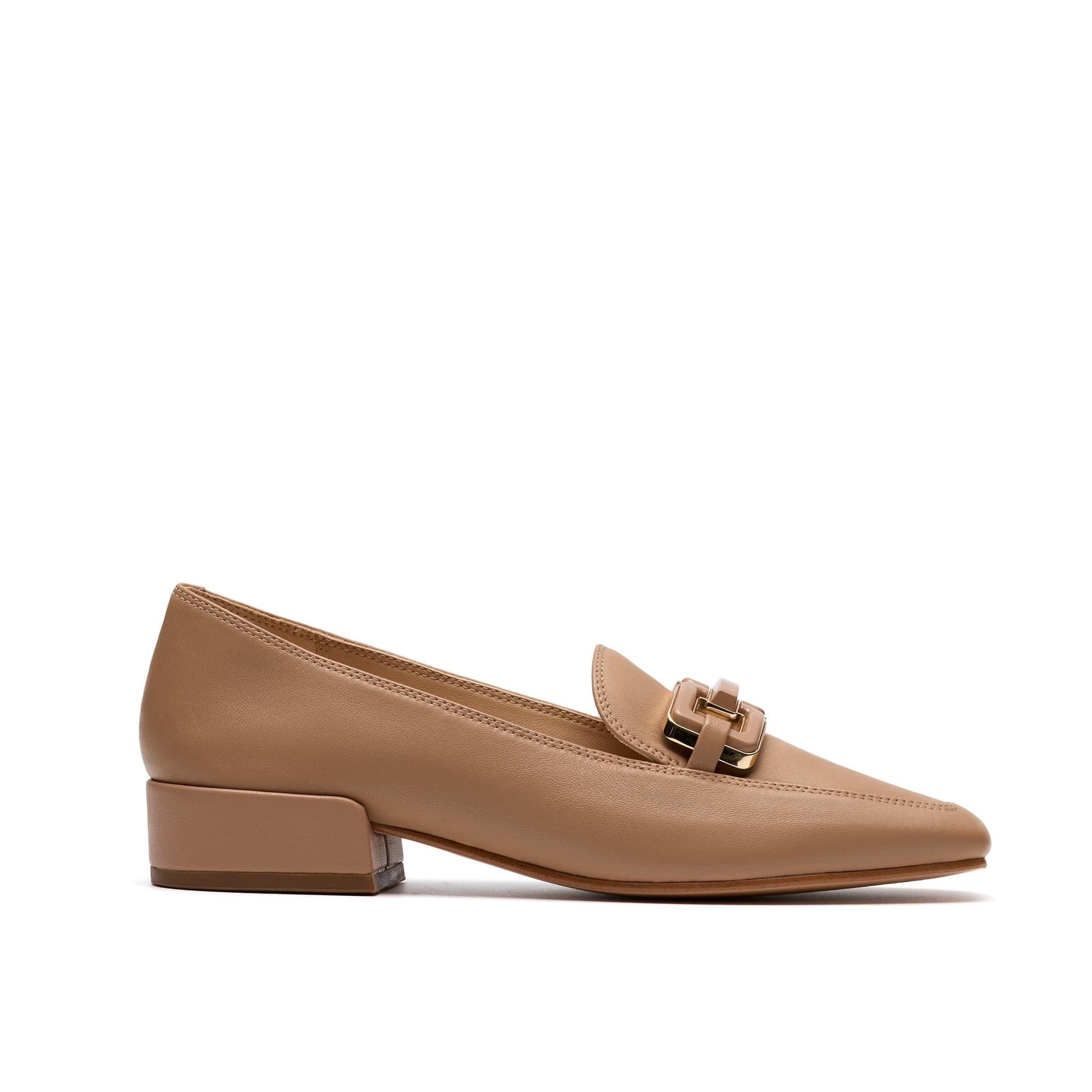 Clarks Clarks Women's Seren 30 Easy Praline Leather Loafers