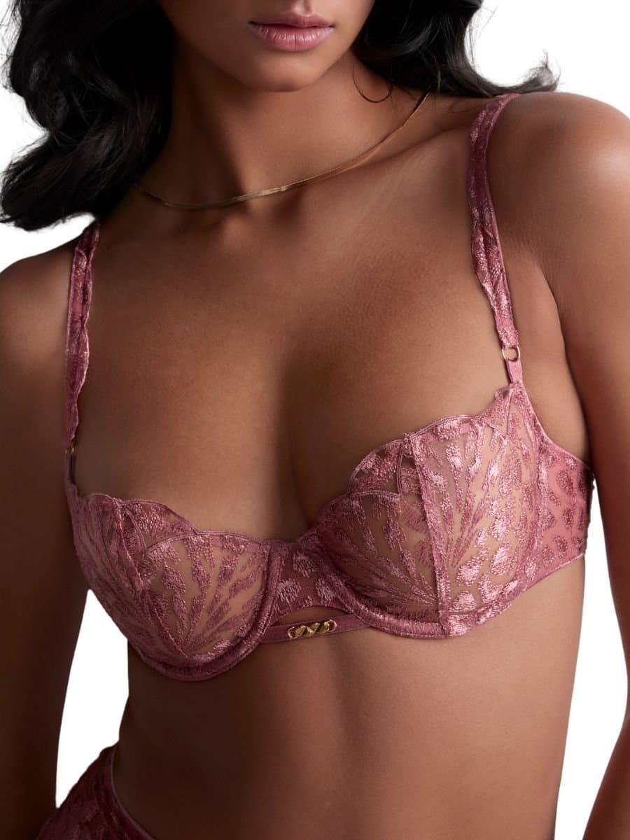 Aubade Aubade Women's Crazy In Love Half Cup Bra in Pink