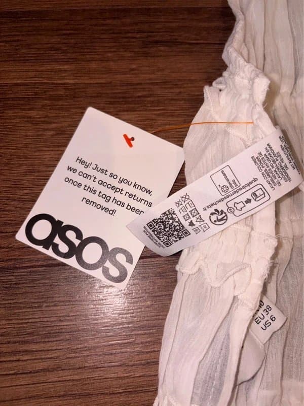 ASOS Backless halter top