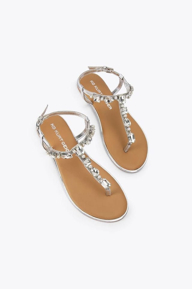 KG Kurt Geiger KG Kurt Geiger Women's 'Rudy' Sandals in Silver - 2