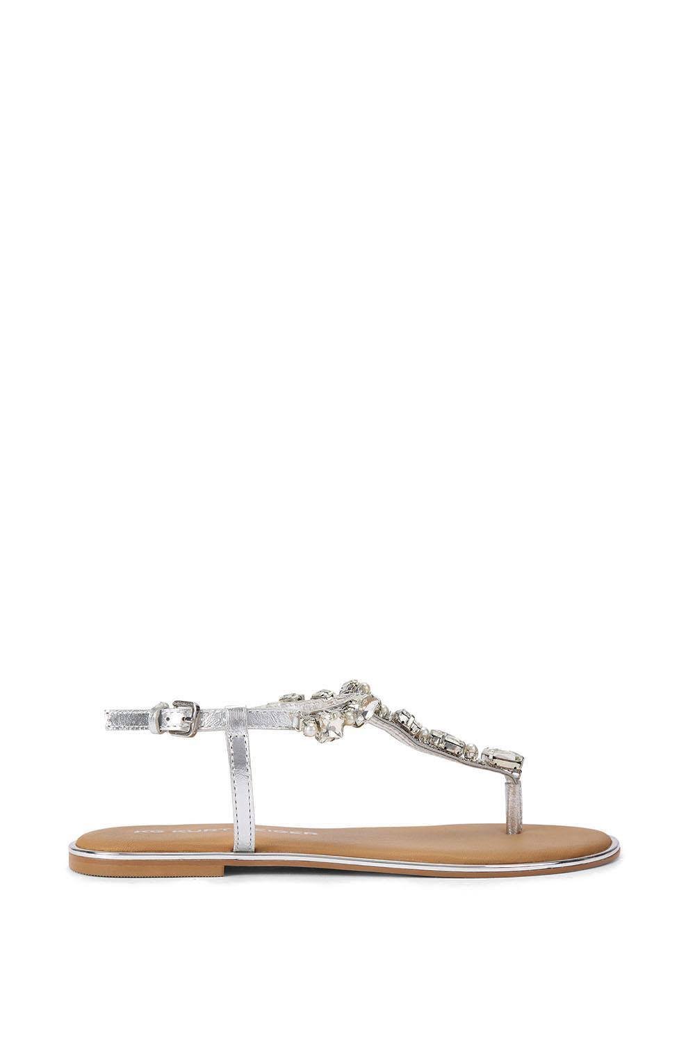 KG Kurt Geiger KG Kurt Geiger Women's 'Rudy' Sandals in Silver - 4