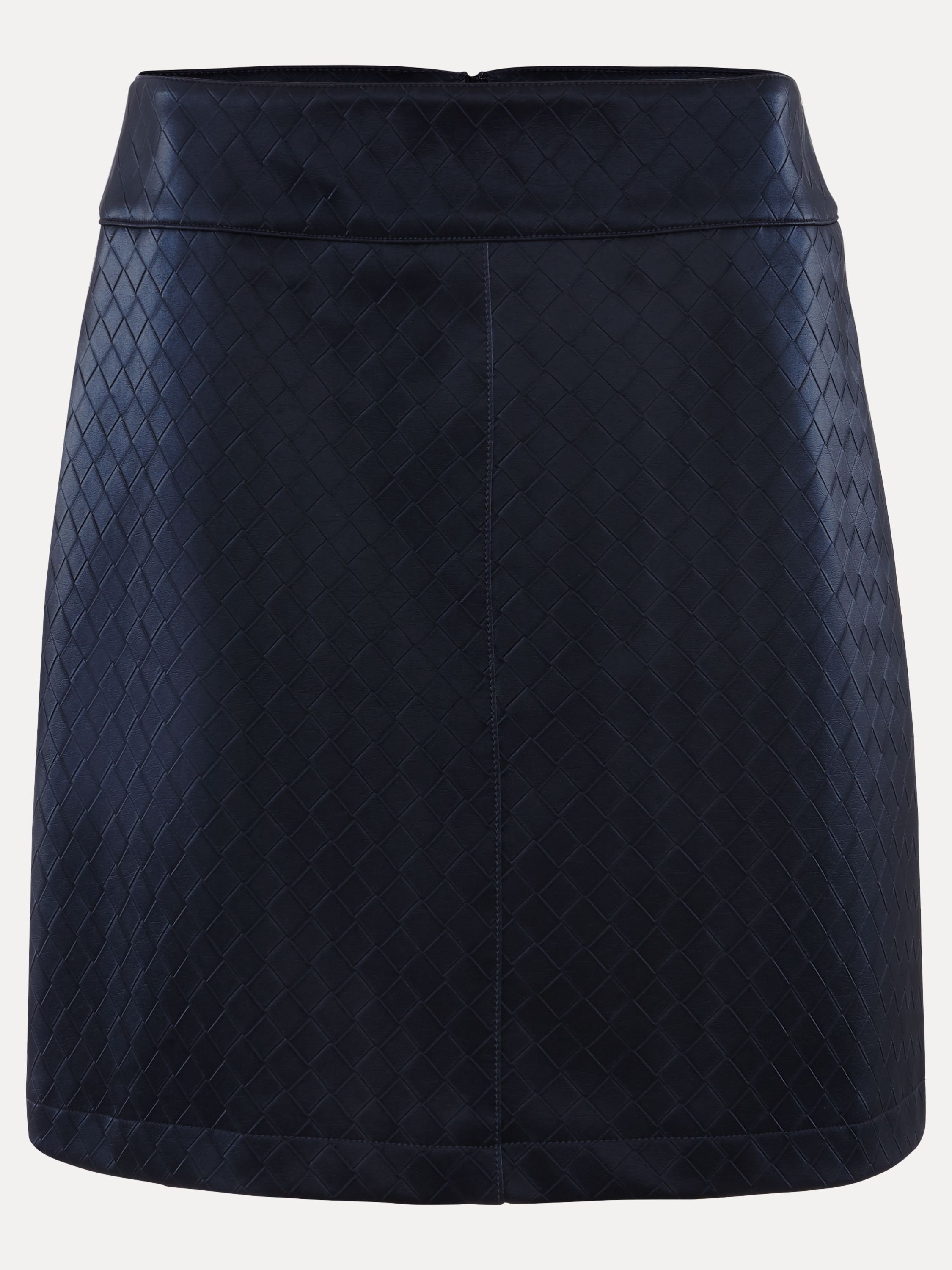 Phase Eight Phase Eight Women's Iona PU Mini Skirt in Dark Navy - 2