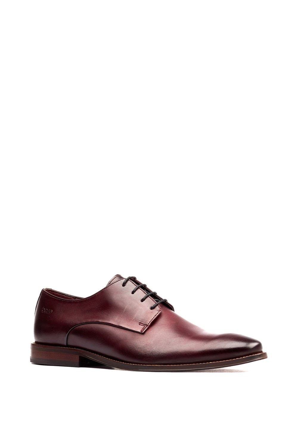 Base London Base London Men's Marley Plain Toe Derby Shoe in Wine - 1